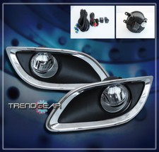 For 2009-2011 Toyota Yaris 23dr Bumper Clear Fog Lights Lampswitchharness Kit