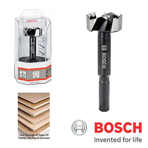 Bosch Forstner Hinge Hole Boring Cutter Wood Drill Bit Sizes Available  10Mm-50Mm | Ebay