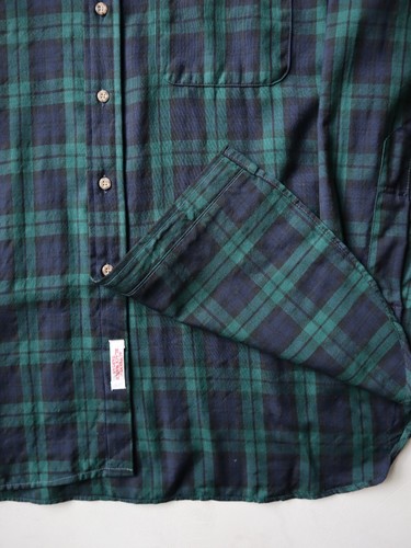 Vintage 90s Pendleton Fireside Flannel Shirt Black Watch Tartan Plaid Size XL - Picture 5 of 7