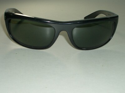 VINTAGE B&L RAY-BAN L2870 G15 UV CRYSTAL BLACK EBONY BALORAMA WRAP