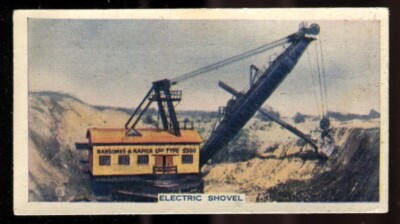 Tabakkarte, Godfrey Phillips, MECHANIZED AGE, 1936, Mechanisierte Schaufeln, #38