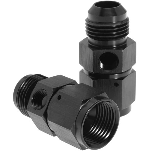 6AN MALE FEMALE TRANS-MISSION OIL COOLER HOSE FITTING TEMP-ERATURE GAUGE SENSOR - Picture 4 of 5