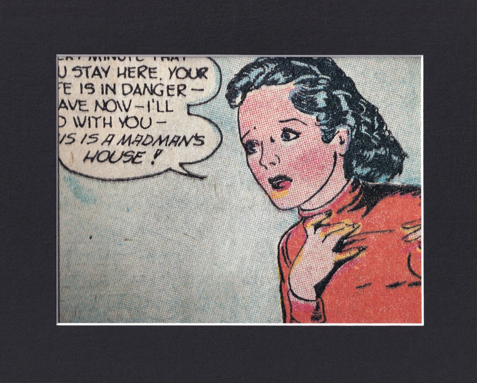 8X10" Matted Print Golden Age Comic Book Art: Adventure Comics 43, Oct 1939