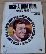 DES O'CONNOR JIM DALE DICK-A DUM DUM (KING'S ROAD) SHEET MUSIC (1969) ENGLAND