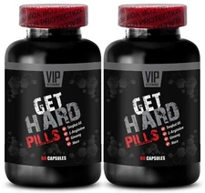 Stamina Vitality - GET HARD PILLS - Confidence Formula 2 Bottles 120 Capsules