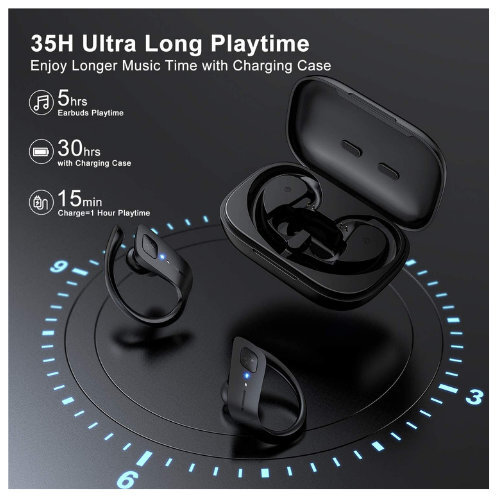 Axloie G2 True Wireless Bluetooth Sport-Ohrhörer 35 Stunden Spielzeit - Bild 4 von 9