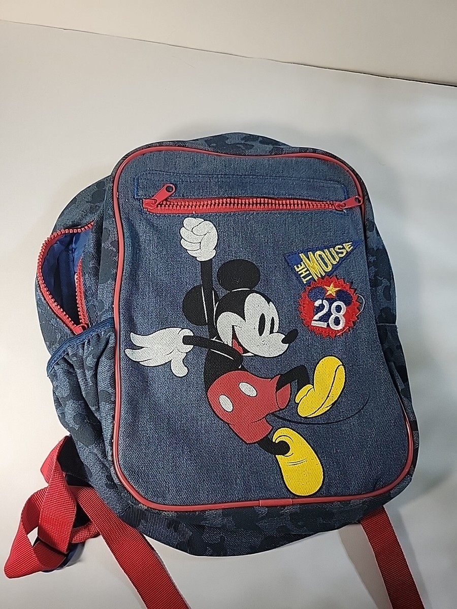 disney mini jean backpack Disney The Disney Store Kids Mickey Mouse Mini Denim Backpack