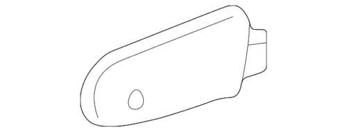 Cubierta del reposabrazos derecho para Ford Lincoln Town Car 2003-2011 (N/P 3W1Z-54672A28-AAC)