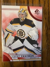 Jeremy Swayman Sp Authentic  Hockey  Red Limited #35