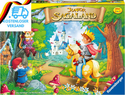 Ravensburger 21372 - Junior Sagaland - Kinderspiel, Junior Edition Des Spielekla