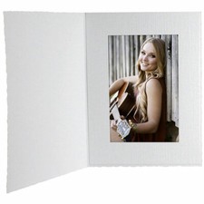 Cardboard Photo Folders 5x7 White Vertical 25 Pack Same Shipping Any Qty