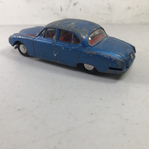 RARE TRI-ANG SPOT ON # 276 JAGUAR S TYPE SALOON DIECAST TOY CAR BLUE 1964 Parts - Picture 2 of 11