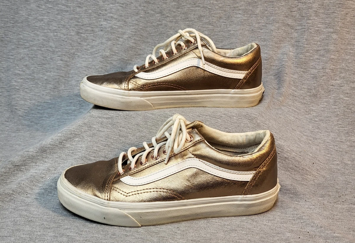 Vans old skool metallic or shop rose