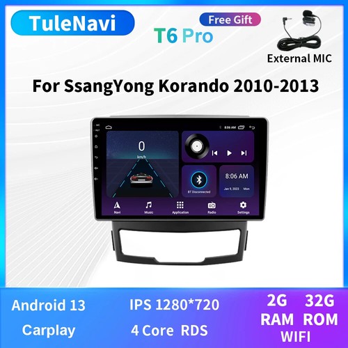 For SsangYong Korando 3 Actyon 2 Android Auto Car Radio Multimedia Player GPS 4G - Picture 10 of 32