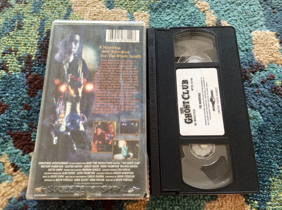 THE GHOST CLUB VHS 2003 Kids Paranormal Hunters HEMISPHERE ENTERTAINMENT Rare VG - Image 2 of 2