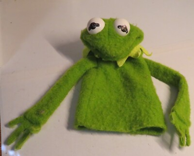 Vintage 1978 Muppets Kermit The Frog Hand Puppet #860 Fisher Price