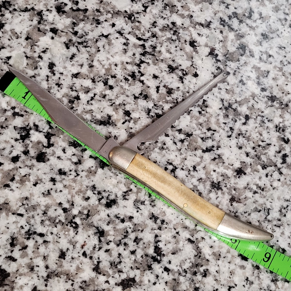 VINTAGE 1974 CASE XX WHITE FISHING KNIFE #32095 SS SIX DOT | eBay
