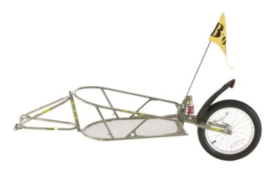Gefederter einspuriger Reiseanhänger BOB Ibex ohne Tasche für 28/29-Zoll-Fahrrad