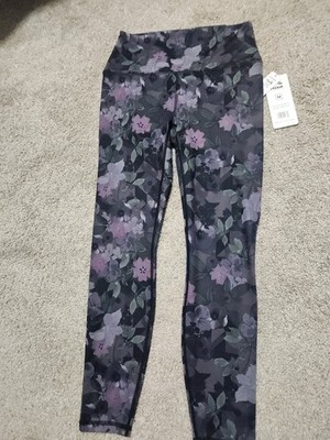 NWT RBX Full Length Legging  Pants Women  Size M/M Dark Floral