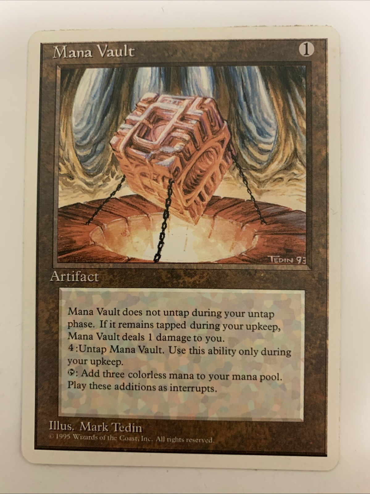 MTG NM Mana Vault 4th Fourth Edition