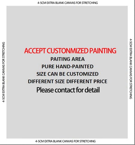 16x20 inches Rep. Tamara De Lempicka stretched Oil Painting Canvas Handmade A10D - Picture 3 of 3