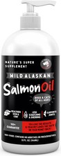 Pure Wild Alaskan Salmon Oil For Dogs And Cats 16 Ounces Omega 3 Supplement