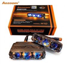 Aozoom W10 77w Tri-lens Bi-led Grille Light Professional Offroad Driving Lamp