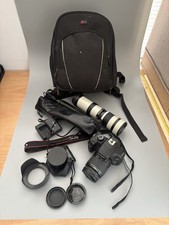 Canon EOS 4000D DSLR Camera Bundle 18-55mm + 420mm Lens Backpack Charger