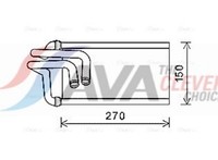WäRmetauscher Innenraumheizung ** Clever FIT ** AVA Clever Choice JE6070 FüR 3
