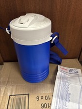 Vintage Igloo 1 Quart Water Jug Blue USA Made Includes Strap
