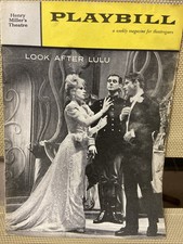 Vintage Playbill, March 1959. Henry Miller's Theatre, Look After Lulu.