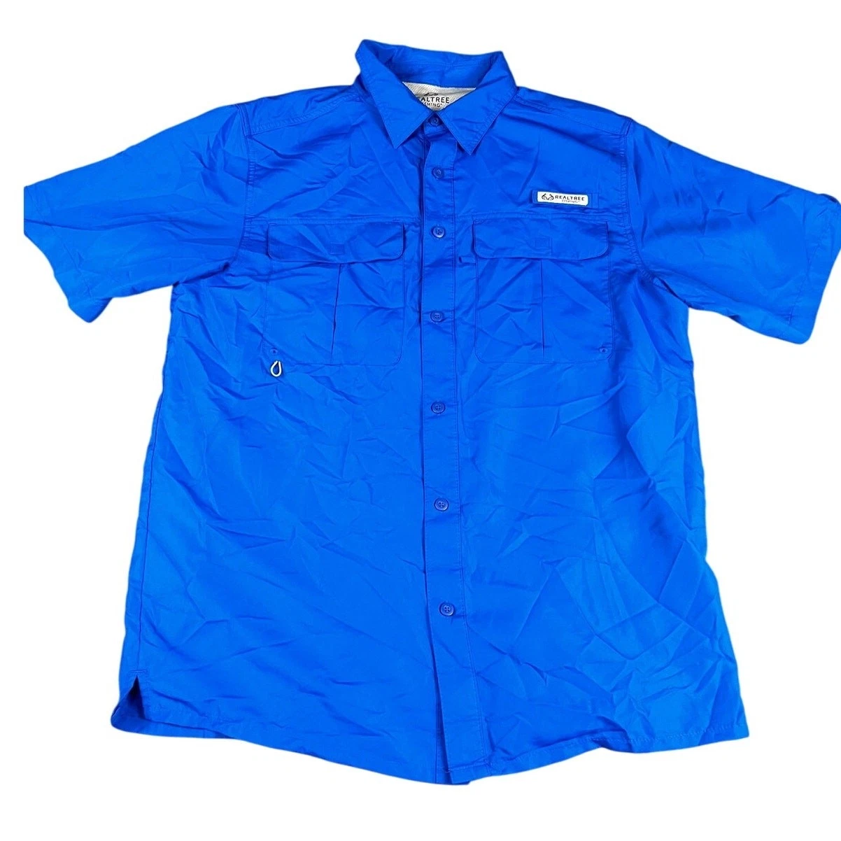 Realtree Fishing Shirt Men’s Medium Blue Vented Short Sleeve Outdoor Excellent
Opens in a new window