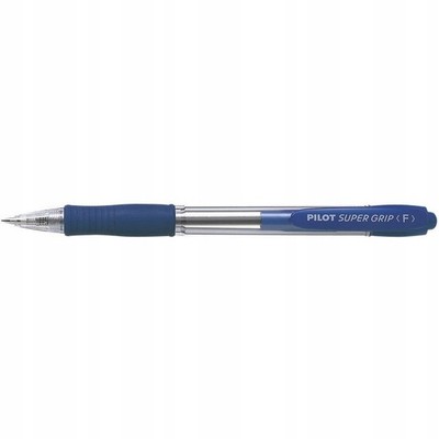 4902505154669 Długopis olejowy PILOT SUPER GRIP niebieski PIBPGP-10R-L PILOT