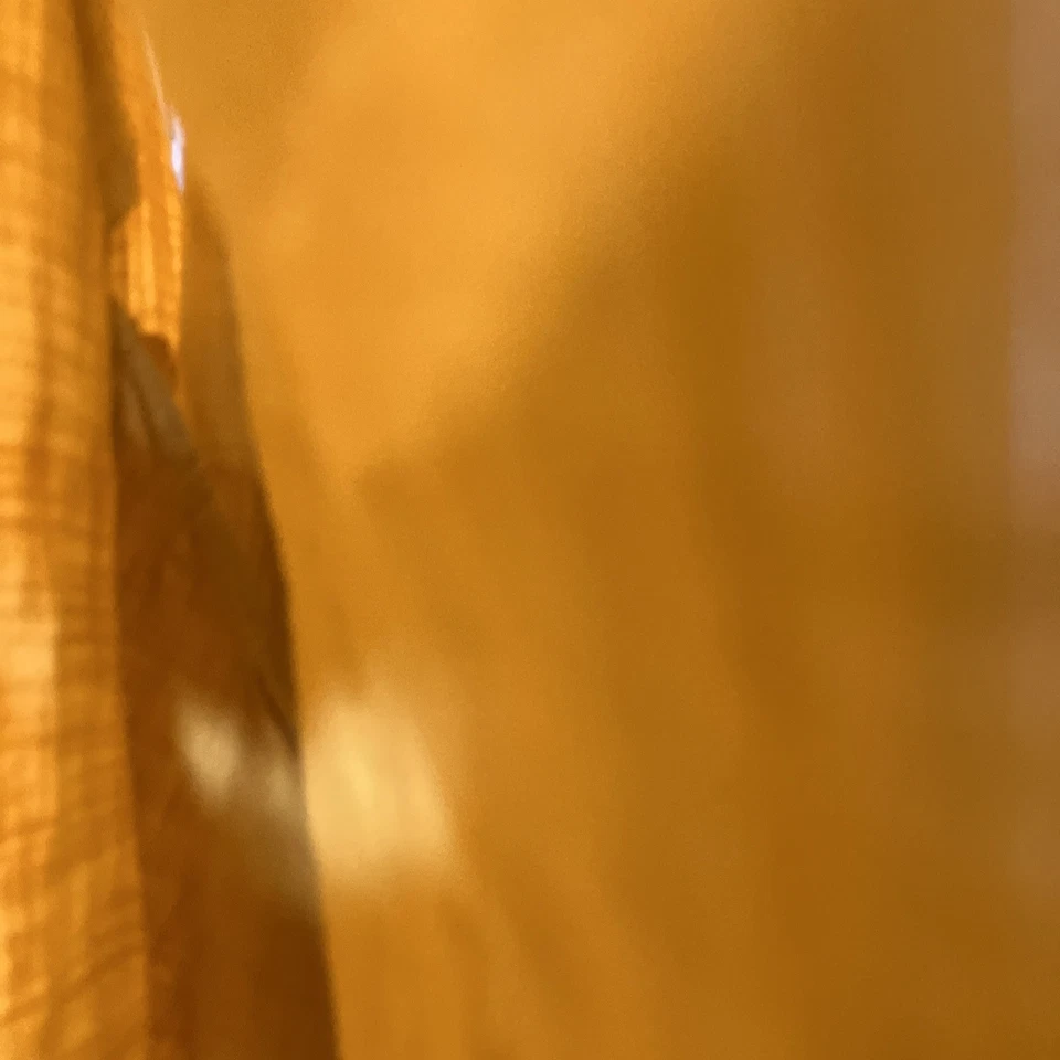 Old Navy Blouse Women's XL Yellow Short Billowy Sleeves Top - Image 4 of 4