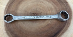 Craftsman 5/8"- 3/4" Short Box Wrench End 12 Point USA Vintage