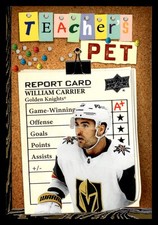 2023-24 Upper Deck #TP-16 William Carrier Teacher's Pet