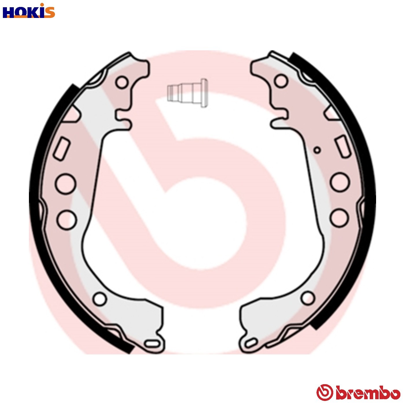 BRAKE SHOE SET S 83 508 FOR TOYOTA COROLLA/ALTIS RAUM/MPV PLATZ YARIS/VITZ IQ