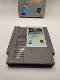 Vintage NES Nintendo RAD RACER In Box No Manual 