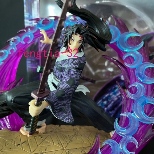Figura Demon Slayer Tsugikuni Yoriichi VS Kokushibo Battle Ver con LED Base Regalos - Imagen 4 de 17
