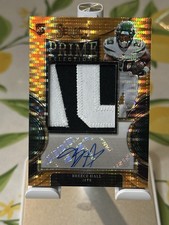 Maglia 2022 Panini Select - Breece Hall Neon Orange Pulsar Prizm /30 RPA #
