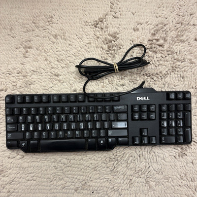 Dell 0W014J Wired USB Standard Full Size Black English QWERTY Keyboard