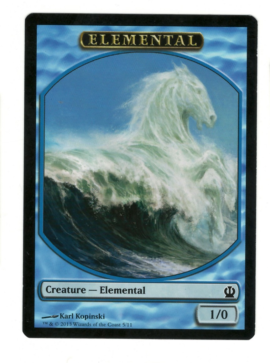 MTG Elemental Token 5 Token Theros Magic The Gathering