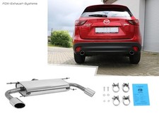  Duplex Sportauspuff Mazda CX-5 Benziner inkl. 4x4 je 115x85mm oval
