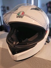 AGV K3 Helmet Mono White Size XL with Lexin G...