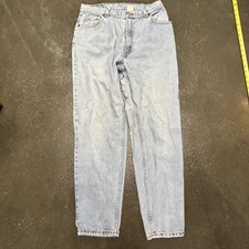 Vintage Levis 550 Relaxed Fit Jeans Womens 14 Light Wash Tapered Denim High Rise