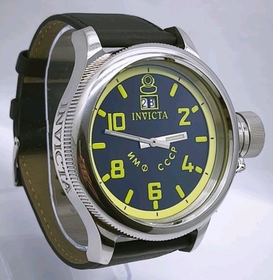 Vintage 1959 Invicta 4342 Russian Diver Quartz Tritnite 51mm Oversized Gents Watch