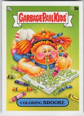 Garbage Pail Kids Coloring Brooke  Garbage Pail Kids Book Worms 5b