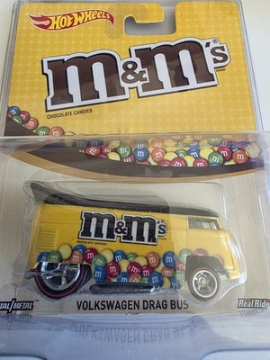 Hot Wheels Volkswagen VW Drag Bus M&Ms- Real Riders. 2015 In