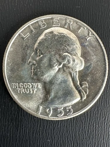 1955-D Washington Quarter Uncirculated 90% Silver