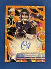 CALEB WILLIAMS 2025 TOPPS COSMIC CHROME ORANGE GALACTIC AUTO 19/25 Chicago Bears